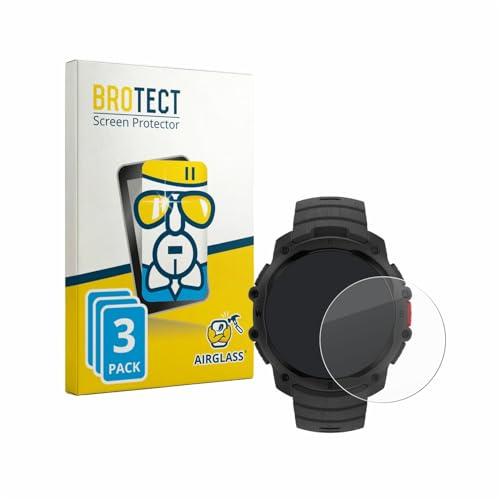 BROTECT Schutzglas für Polar Street X | 3 Stück Transparenter Displayschutz Made in Germany Schutzfolie Panzer Folie Glas 9H Anti-Fingerprint Einfache Montage Clear