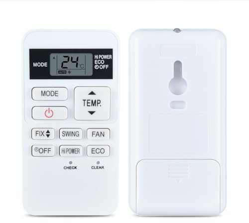 WKOLF BRCASX11EC Air Conditioner - Kit de control remoto de repuesto para aire acondicionado Toshiba BRC-ASX11E-C RAS-05BKVG-E RAS-07BAVG-E RAS-10BAVG-E RAS-16BAVG-E RAS-05BAV-E RAS-05BAVG-E RAS