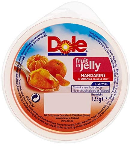 Dole Fruit In Jelly Mandarins in Orange Flavour Jelly, 123g