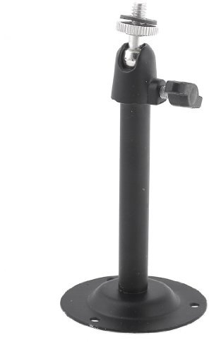 sourcing map Aluminum Alloy Wall Mounted CCTV DVR IP Camera Bracket Stand Support 4.7 High