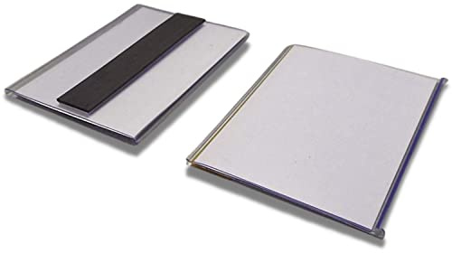 Magnetic Ticket Holder 80x100mm c/w card