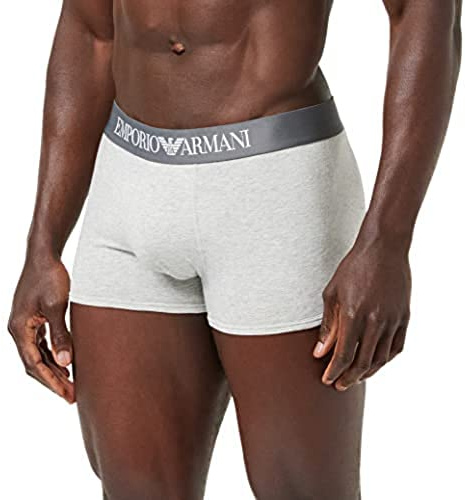 Emporio Armani Underwear Herren Retroshorts 111389CC729, Gr. X-Large, Grau (Grigio Melange 00048)