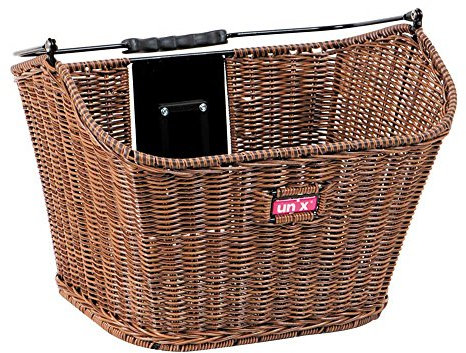 KlickFix Vorderradkorb Un`x Manolo braun 40x30x18cm geflochten o. Adapter 0336 BRF 16L