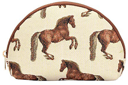 Signare Kosmetiktasche für Damen, mit Tier- und Haustiermotiven (Whistlejacket; COSM-Whistle), Laufpferd, S, Tiermuster