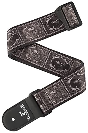 Planet Waves D'Addario Gitarrengurt – Alchemy Gothic Kollektion – Verstellbare Gurte kompatibel mit E-Gitarren, Akustik- und Bassgitarren - Aether Postage