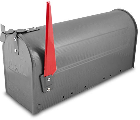 US Mailbox Amerikanischer Briefkasten Standbriefkasten Wandbriefkasten Letterbox Graphit