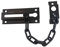 QCAA Solid Brass Chain Door Guard, with 9 Links Steel Chain, Oil Rubbed Bronze US10B, 1 Pack