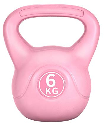 Kettlebells AGYH Fitness, Farbiger Kunststoff-Schale, Cross Training for Männer Und Frauen, 2 Kg / 4 Kg / 6 Kg / 8kg Professional Strength Ausrüstung (Color : Color 1, Size : 6kg)