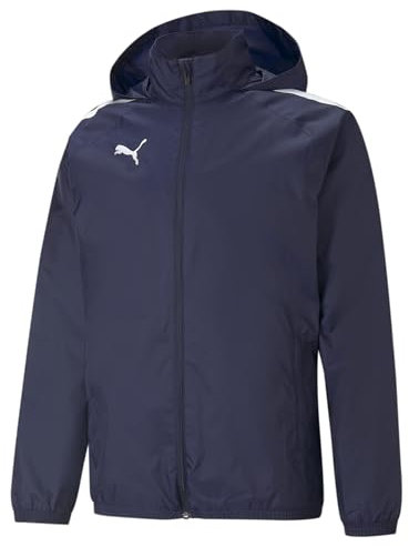 PUMA Men's Teamcup Training Jac Jacket, Peacoat Black, L