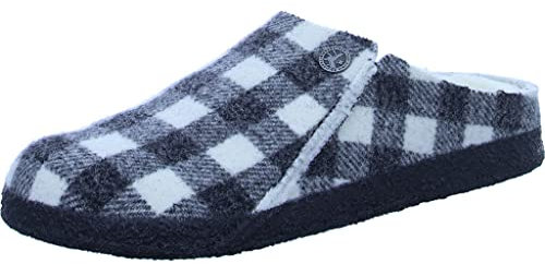 Birkenstock Damen Zermatt Standard Filz Hausschuhe mit offenem Absatz, Schwarz, 41 EU Étroit