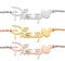 GALANI Gold Stainless Steel Name Necklace for Women Customized Nameplate Pendant with Mickey Mouse Personalized Custom Necklace Jewelry