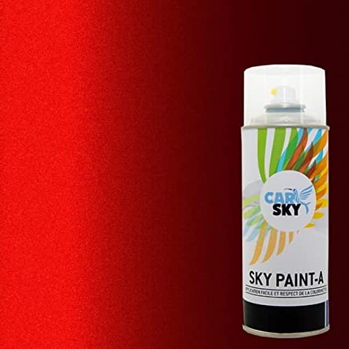 Pintura en aerosol compatible Mazda Special Red nacarada 46V y barniz brillante