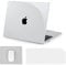 BlueSwan Cover Compatibile con MacBook Air 13,6 Pollici M4 M3 M2 2025 2024 2022 A3240 A3113 A2681 con Touch ID, Mac 13 Plastica Custodia Rigida Case - Crystal Transparent