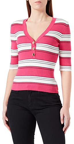 Morgan 231-mino Suéter pulóver, Fucsia/Marfil, XS para Mujer