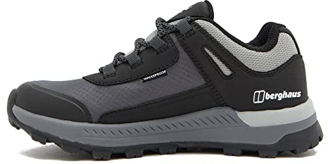 Berghaus Kids’ Galactic Low Walking Shoe with High Traction Sole, Waterproof, Breathable, Lightweight, Vegan Friendly Trainers, Outdoors, Hiking & Trekking Footwear for Boys & Girls
