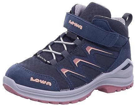 LOWA Maddox GTX Mid (Wanderstiefel GTX blau), Stahlblau Rose, 40 EU