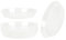 Garronda Soucoupes pour Pots Horticulture Ronds GD-0026 (10 Pièces Transparent, ⌀ 12cm H 1,8cm)