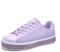 UUBARIS Damen-Tennis-Sneaker, glitzernd, floral, elegant, glitzernd, Strass, glitzernd, Hochzeit, Brautschuhe, glänzende Pailletten, Lila Leopardenmuster, 8.5