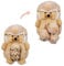 Mamanimals Igel Kuscheltier mit 3 Baby Igeln, Babys im Bauch mit Reißverschluss verstaubar, magnetische Zitzen zum Säugen, hochwertiges Plüschtier Set für Kinder