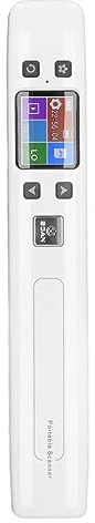 Tragbarer Fotoscanner, Tragbarer Dokumentenscanner, Handscanner mit Blatteinzug, kein Treiber, Kabelloser Scanner, Flaches Scannen für zu Hause, Dokumentenscanner