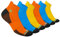 BAMBOS Chaussettes Bambou Ultra Douces Homme Femme Sport Running Courtes Basses, Lot de 6 Paires (Size EU 38-42, Multicolore)