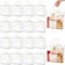 Socluer 20 Stück Klare Geschenktüte mit Griffen, 25 x 25 x 9 CM Durchsichtige Plastiktüte Wiederverwendbare Geschenke Verpackungen für Party Geburtstag Hochzeit