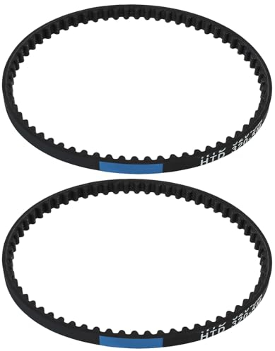eMagTech HTD320-5M-5 Gummi-Zahnriemen, 64 Zähne, 320 mm Umfang, 5 mm Teilung, 5 mm Breite, geschlossener Synchronriemen für industrielle Anwendungen, Automatisierungssysteme, 2 Stück