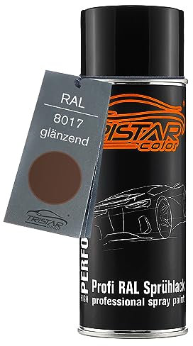 TRISTARcolor RAL 8017 Schokoladenbraun Bombe de peinture 400 ml brillant séchage rapide