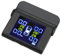 Drahtloses Solar-TPMS, LCD-Display-Reifendruckkontrollsystem mit 4 Externen Sensoren für PKW, Wohnmobil, LKW, IP67 Wasserdicht, DC 5 V, Lange Batterielebensdauer, Einfach zu