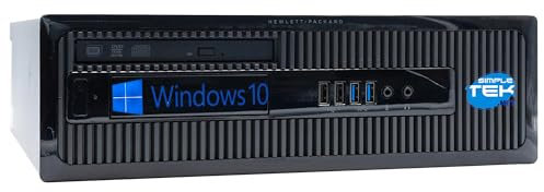 SIMPLETEK - Desktop Computer SFF Desktop PC i7 | Windows 10 Pro | 16GB RAM | 4TB SSD | DVD-RW CD | RS232 (Refurbished)