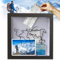 Large Size 30 cm Adventure Archive Box Frame | Black Travel Memory Box for Ticket Collection | Wood Frame Travel Ticket Box | Shadow Box Frame for Movie, Sporting and Various Types of Memory Tickets