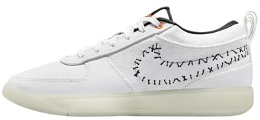Nike Book 1 (White/White-Black-Clay Orange), White/Black/Clay Orange/White, 7