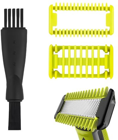 PEVRUAY 2 Stück Trimmaufsätze Set für philips one blade, Aufsätze Gesichtshaarschneider Skin Guard und Body Comb Kit Zubehör Barttrimmer Ersatz