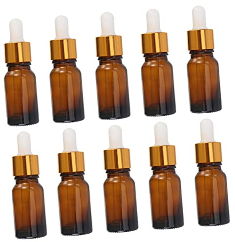 Ipetboom 10pièces Bouteilles Fumé Avec Pipette Pour Huiles Essentielles Flacons Vides Pratiques Et Élégants Idéaux Pour Voyage Et Aromathérapie