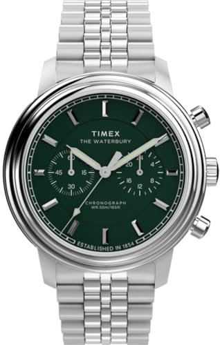 Timex Herren Chronograph Quarz Armbanduhr Waterbury Metropolitan