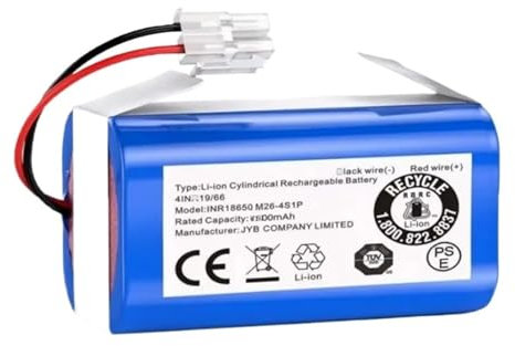 Batterie De Remplacement Haute Capacité 14,4 V 2600 MAh, Compatible Avec Les Aspirateurs Robots ILIFE A4 A4s A6 A7 A8 A9 V7 V7S(3500mAh)