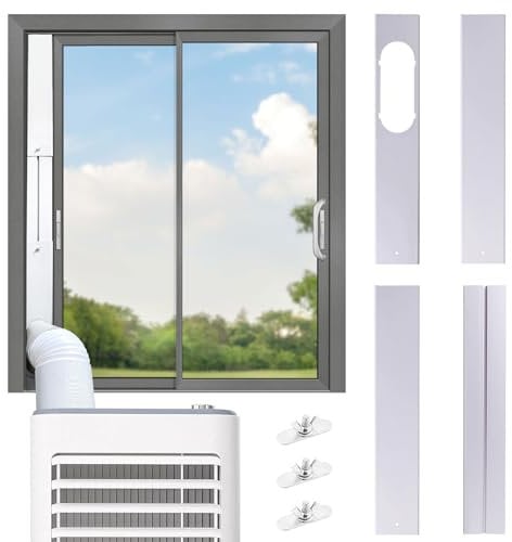 Klimaanlage Fensterabdichtung, Fensterabdichtung für Mobile Klimageräte, Fensterabdichtung Klimaanlage, Verstellbare Dachfenster Klimaanlage Abdichtung für Fenster, Flügelfenster, Dachfenster (2M)