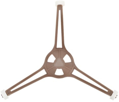 TOBBOMEY Soporte Triangular para Plato Giratorio Microondas Anillo de Ruedas Resistente para Base Compatible con Accesorios Microondas