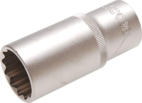 BGS 2539 | Steckschlüssel-Einsatz für Diesel-Einspritzdüsen | 12,5 mm (1/2) | SW 27 mm