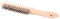 KS Tools 201.2305 Stahl-Handdrahtbürste 3-Reihig, 290 mm
