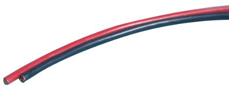 JAMARA 099924 - Kabel SILIKON 2,5 mm² 2x2m rot/schwarz