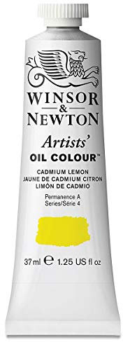 Winsor & Newton Artists - Pintura al Óleo, 37 ML, Amarillo (Amarillo de Cadmio Limón)