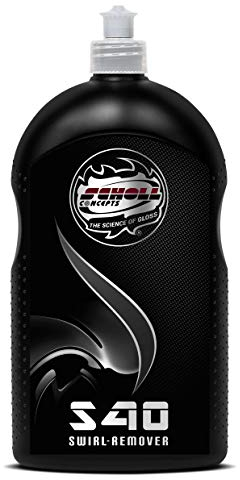 Scholl Concepts S40 Swirl-Remover | 1 Ltr. | Antischleier-Schleifpaste | Dauerhafte Beseitigung von Schleiern und Hologrammen | Brillianter Spiegelglanz