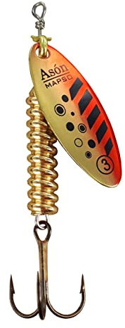 MAPSO - 5 Cucharillas de Pesca ASÓN-3 ONR 8 GMS.