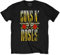 Rockoff Trade Men's N' Roses Big Guns T-Shirt, Black (Black Black), X-Large