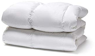 White Cloudz Daunendecke „Graz“ – 90% europäische Daunen | 200 × 220 cm – Frühjahr/Herbst | Atmungsaktiv & hypoallergen | Nomite | Downpass