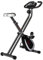 Ultrasport F-Bike 250 Fahrradtrainer mit Trainingscomputer und App, Handpulssensor, Fußtrainer mit 8 Widerstandsstufen, maximales Gewicht des Fahrers 100 kg, Dunkelgrau und Nero