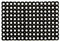 OLIVO.shop | ROBUST zerbino in gomma per esterni, zerbino gomma pioggia, zerbino drenante per esterno in gomma forata, tappeto per esterno antiscivolo a griglia, varie misure (40x60 cm)