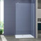 Parete doccia box doccia 80 cm walk in altezza 200 cm, profilo in alluminio cristallo trasparente temperato anticalcare 8 mm 80 cm (78/80)
