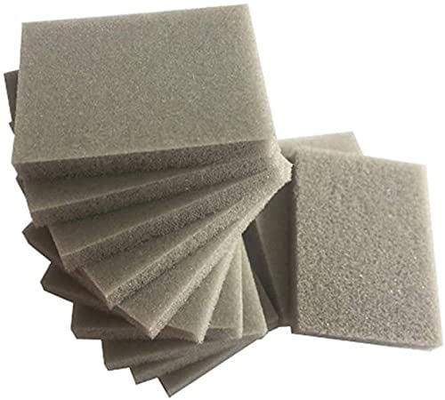 T&F Abrasive Blocks | Sanding Foam Sponge | 10 Blocks | Abrasive Sanding Pads with Wet and Dry Fine Grits 300-400# | Double Sided Sanding and Polishing All Purpose Sandpaper